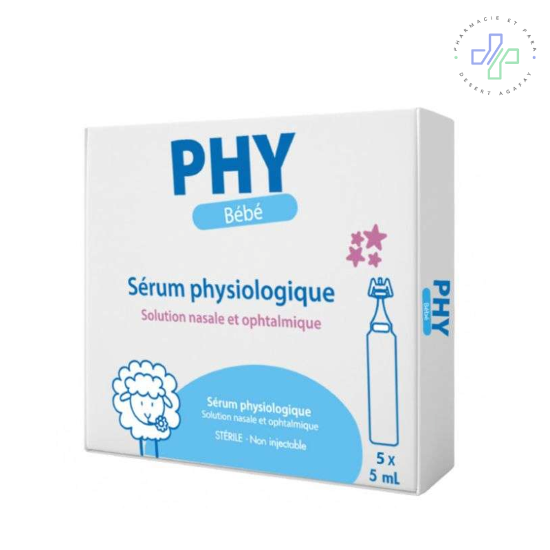 PHY BEBE SERUM PHYSIOLOGIQUE 5*5ML PHY BEBE SERUM PHYSIOLOGIQUE 5*5ML